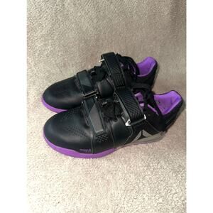 Reebok Legacy Lifter II Women’s 6.5 Black Purple Weightlifting Shoes